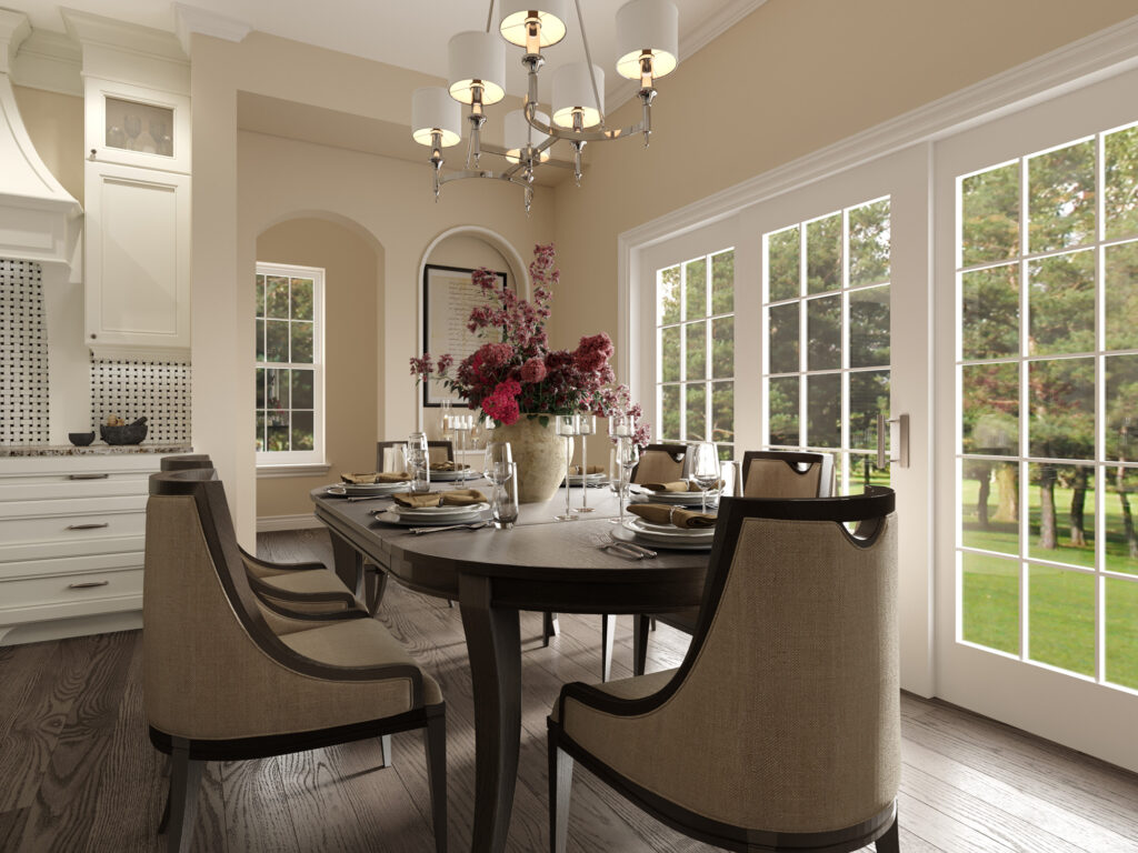 Interior Rendering - Breakfast Interior by Estridge Springmill