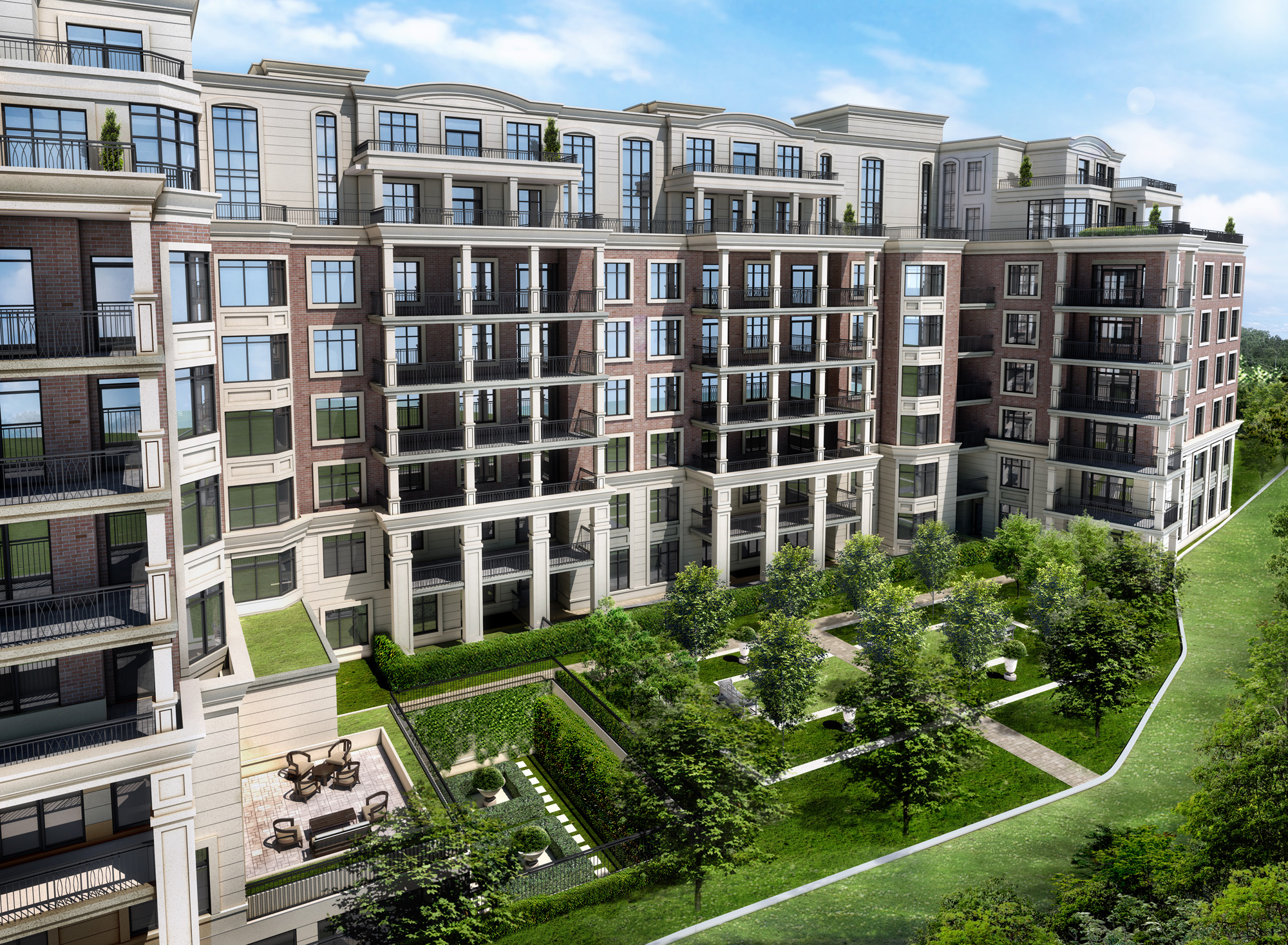 Exterior Rendering - Apartment Blythwood At Huntington Bayview South Of Lawrence
