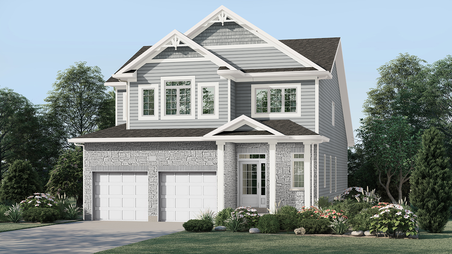 Exterior Rendering - Single Family House - Craigsmere